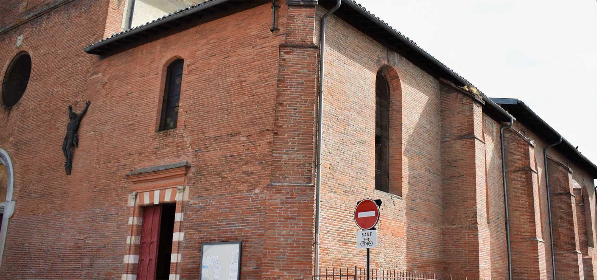 Décor tournage : église des Minimes à Toulouse